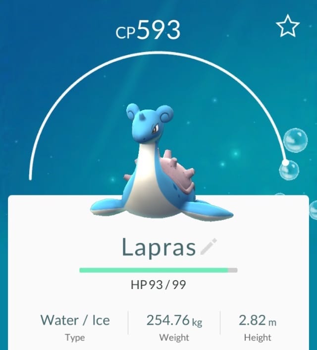 most powerful Pokémon lapras